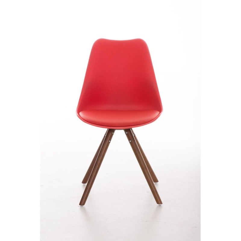 Silla de Diseño / Confidente ALMA nogal, muy exclusiva color negro