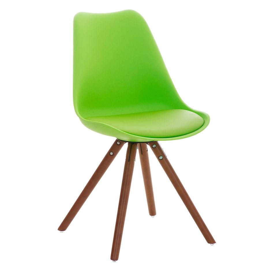 Silla de Diseño / Confidente ALMA nogal, muy exclusiva, estructura en madera nogal y piel negro