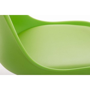 Silla de Diseño / Confidente ALMA nogal, muy exclusiva color negro
