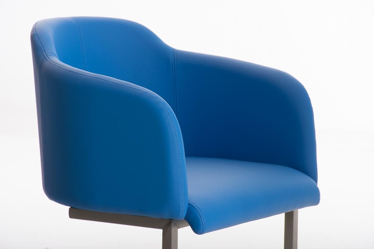 Sillón de Diseño TOKIO Piel, Estrucutura en Acero, cómodo asiento acolchado en Piel negro