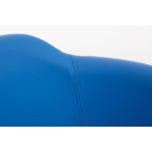 Sillón de Diseño TOKIO Piel, Estrucutura en Acero, en Piel Negro