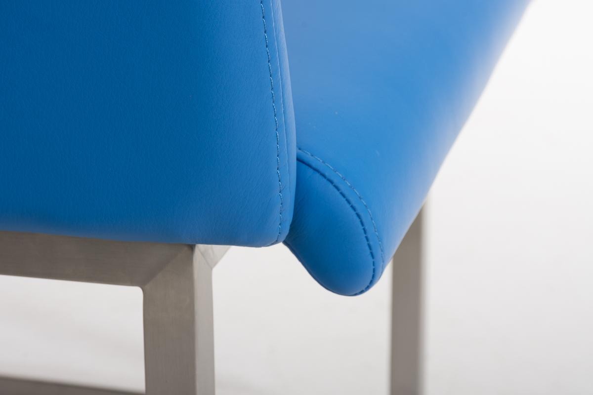 Sillón de Diseño TOKIO Piel, Estrucutura en Acero, cómodo asiento acolchado en Piel negro
