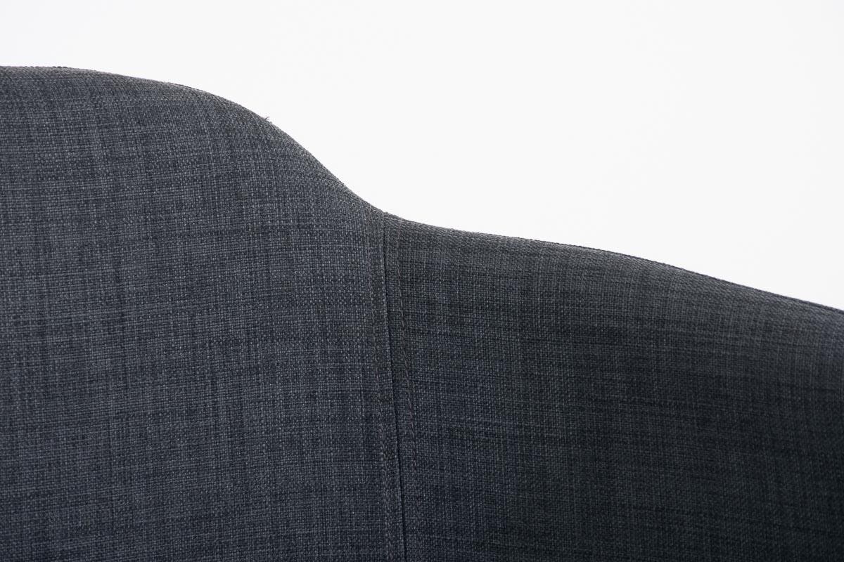 Sillón de Diseño TOKIO Tela, Estrucutura en Acero, cómodo asiento acolchado en Tejido Gris oscuro