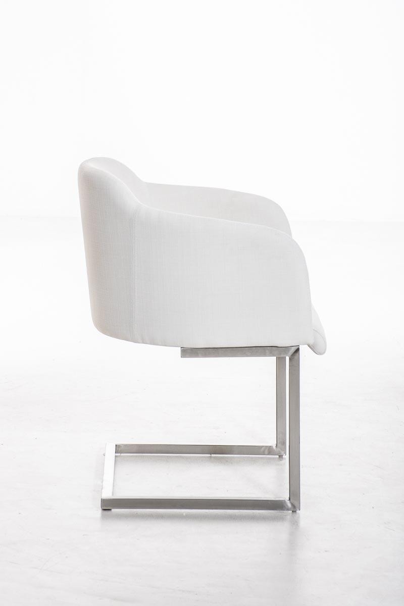 Sillón de Diseño TOKIO Tela, Estrucutura en Acero, cómodo asiento acolchado en Tejido Gris oscuro