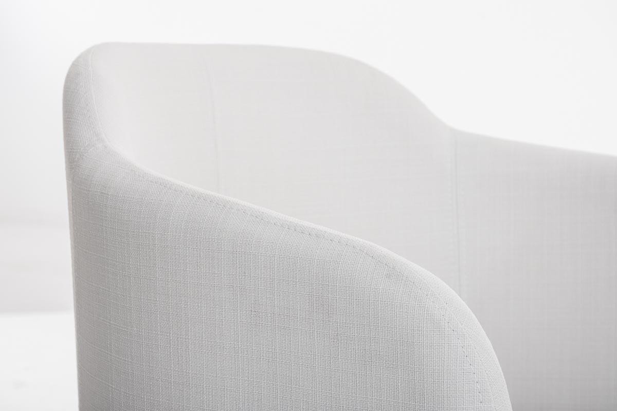 Sillón de Diseño TOKIO Tela, Estrucutura en Acero, cómodo asiento acolchado en Tejido Gris oscuro