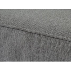 Sofá de 2 plazas ARTIS, elegante diseño y gran acolchado, piel negro
