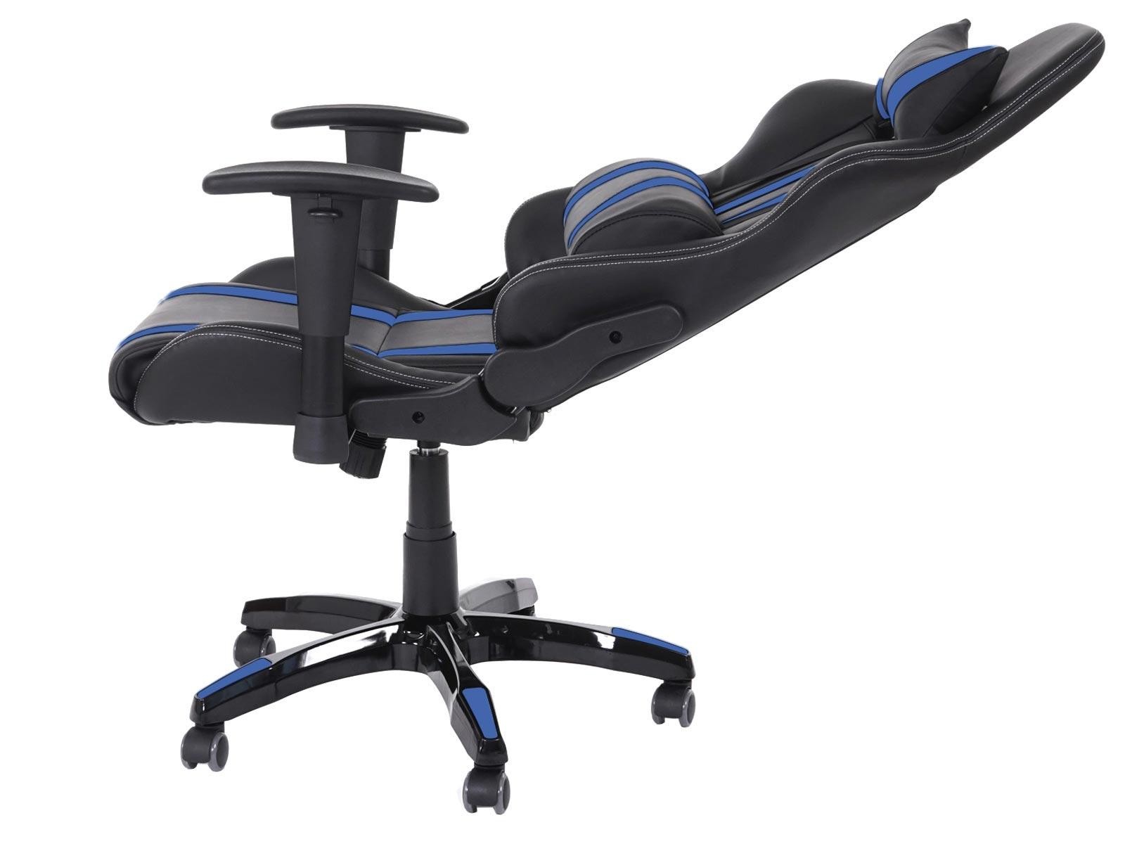 Sillón Gaming DRIVER, Diseño Muy Deportivo, Máxima Comodidad, Incluye Cojines, En Piel Negro y Rojo
