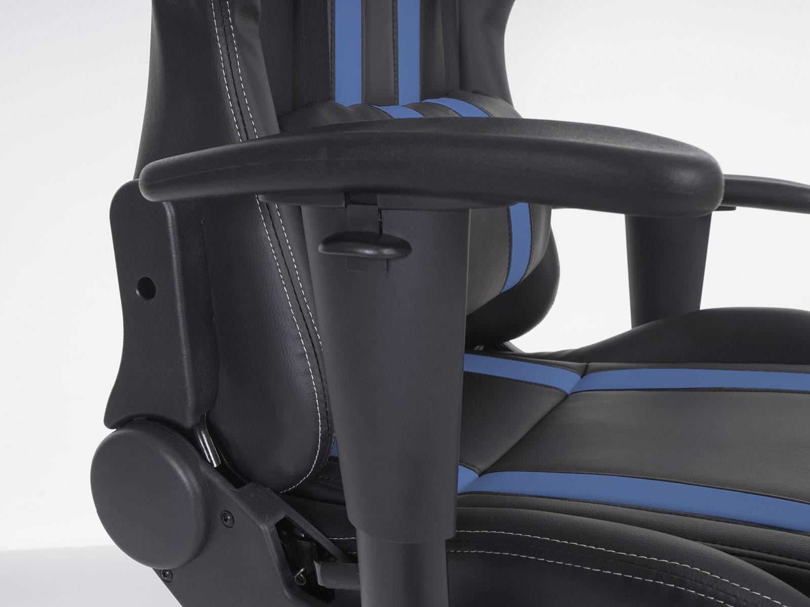 Sillón Gaming DRIVER, Diseño Muy Deportivo, Máxima Comodidad, Incluye Cojines, En Piel Negro y Rojo