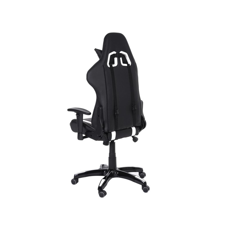 Sillon Gaming DRIVER, Impresionante diseño deportivo, con cojines, en negro y rojo