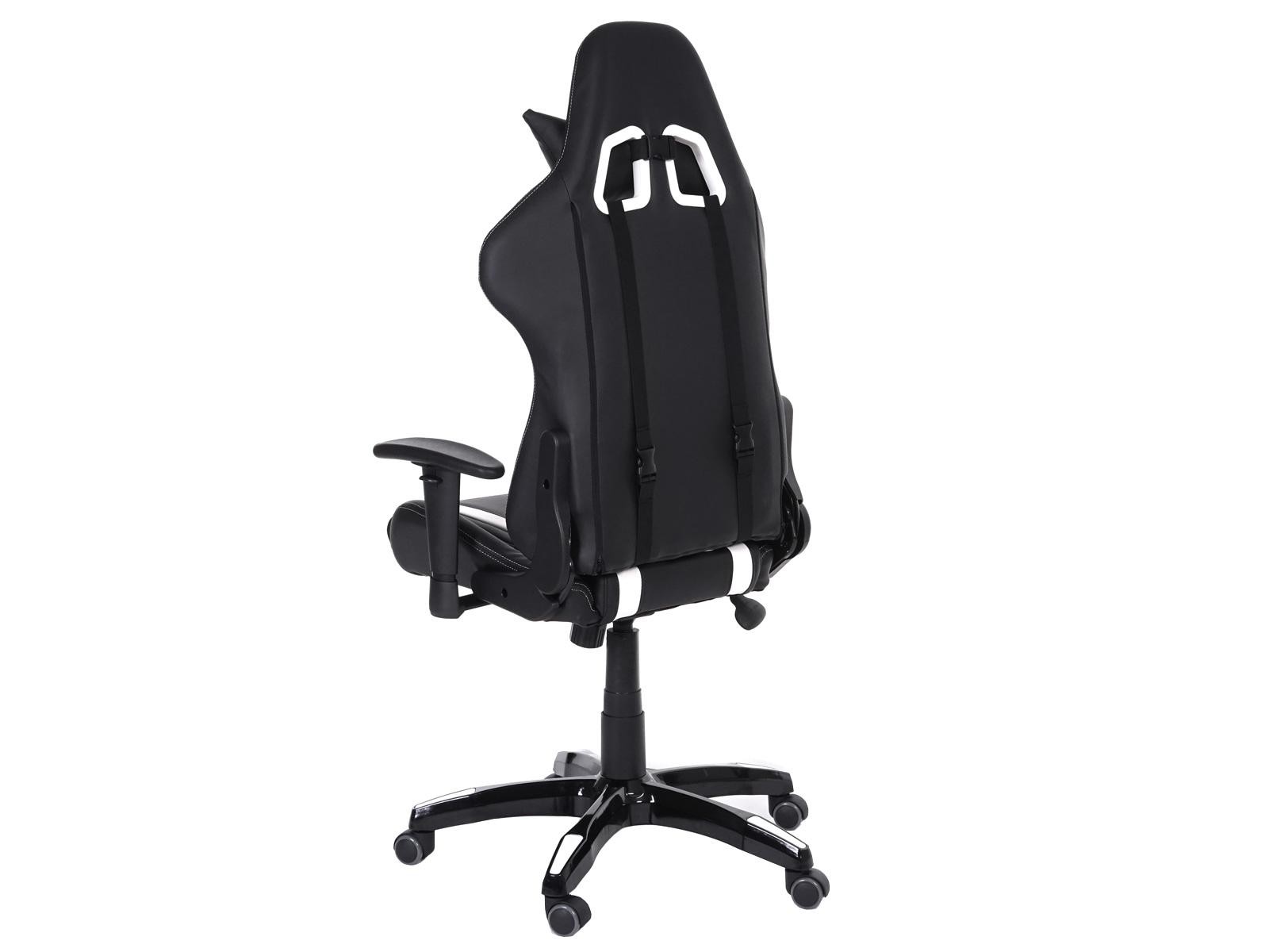 Sillón Gaming DRIVER, Diseño Muy Deportivo, Máxima Comodidad, Incluye Cojines, En Piel Negro y Rojo