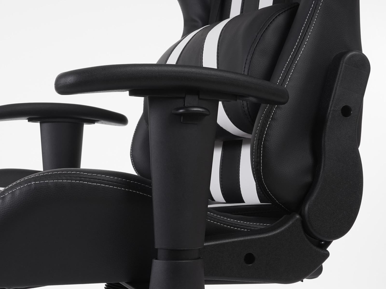 Sillón Gaming DRIVER, Diseño Muy Deportivo, Máxima Comodidad, Incluye Cojines, En Piel Negro y Rojo