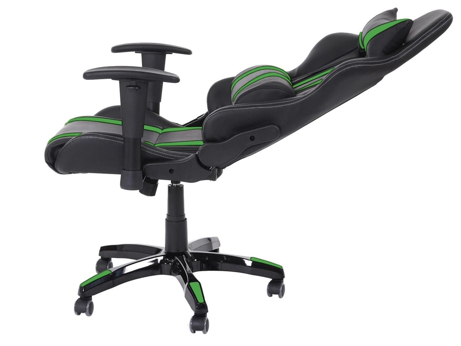 Sillón Gaming DRIVER, Diseño Muy Deportivo, Máxima Comodidad, Incluye Cojines, En Piel Negro y Rojo