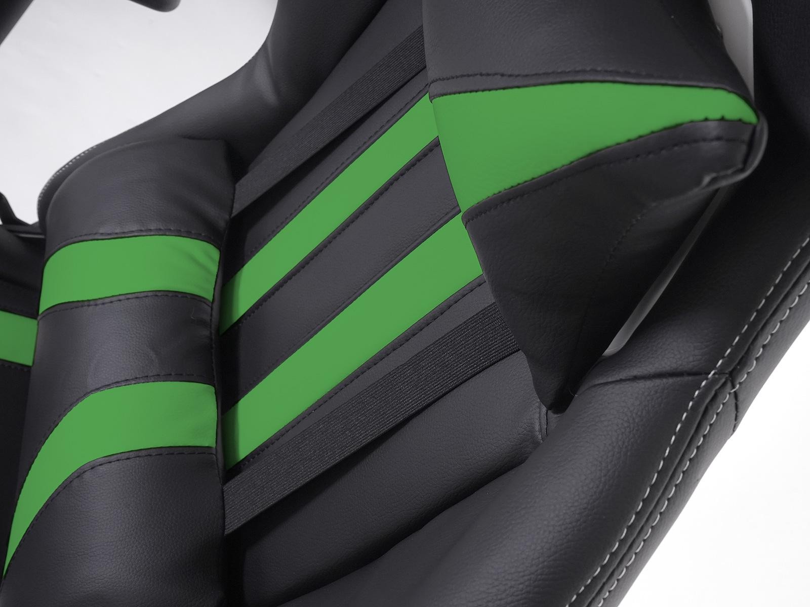 Sillón Gaming DRIVER, Diseño Muy Deportivo, Máxima Comodidad, Incluye Cojines, En Piel Negro y Rojo