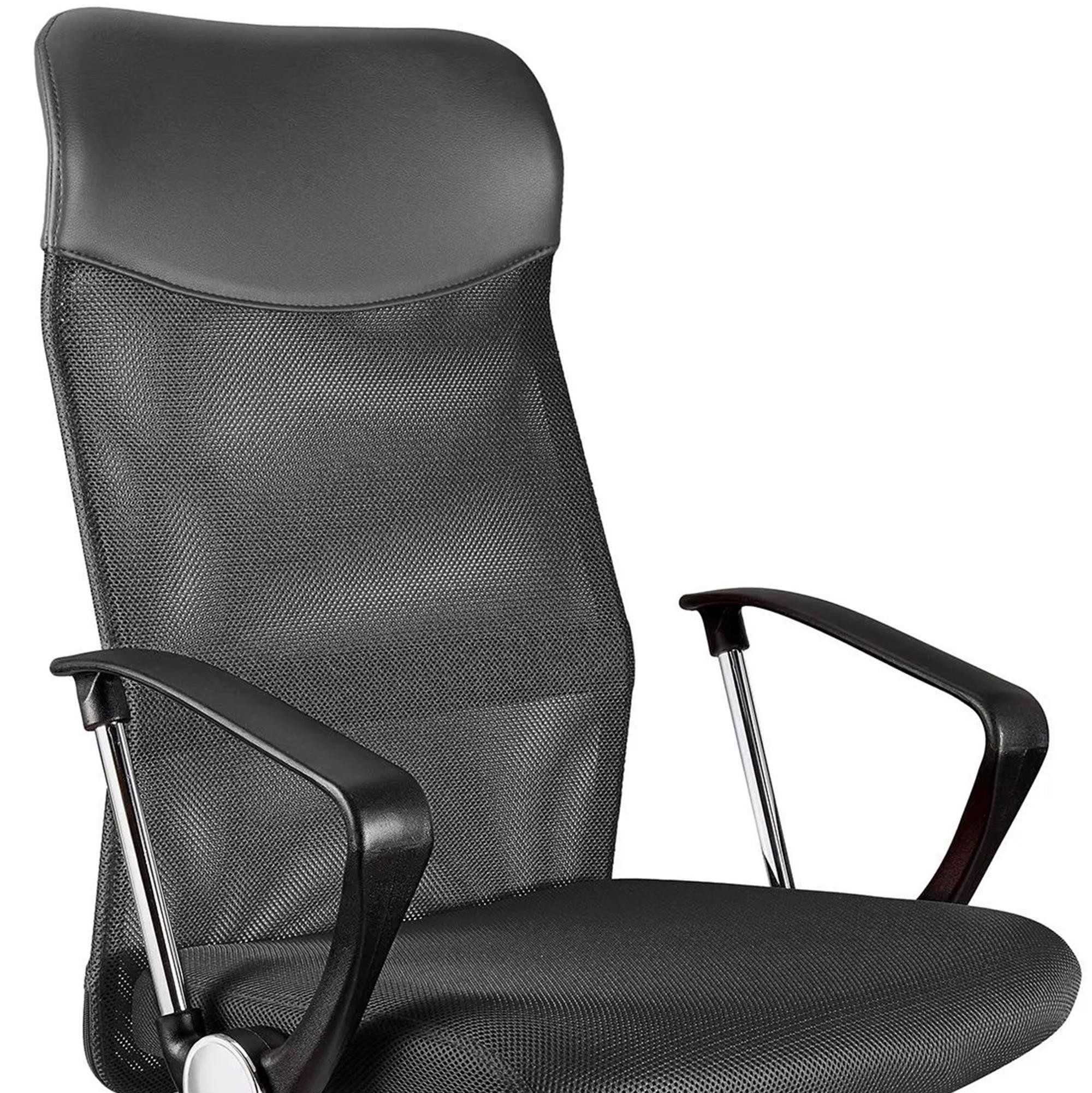 Silla de Oficina ASPEN, Malla Transpirable, asiento acolchado y Precio increíble, Color Negro