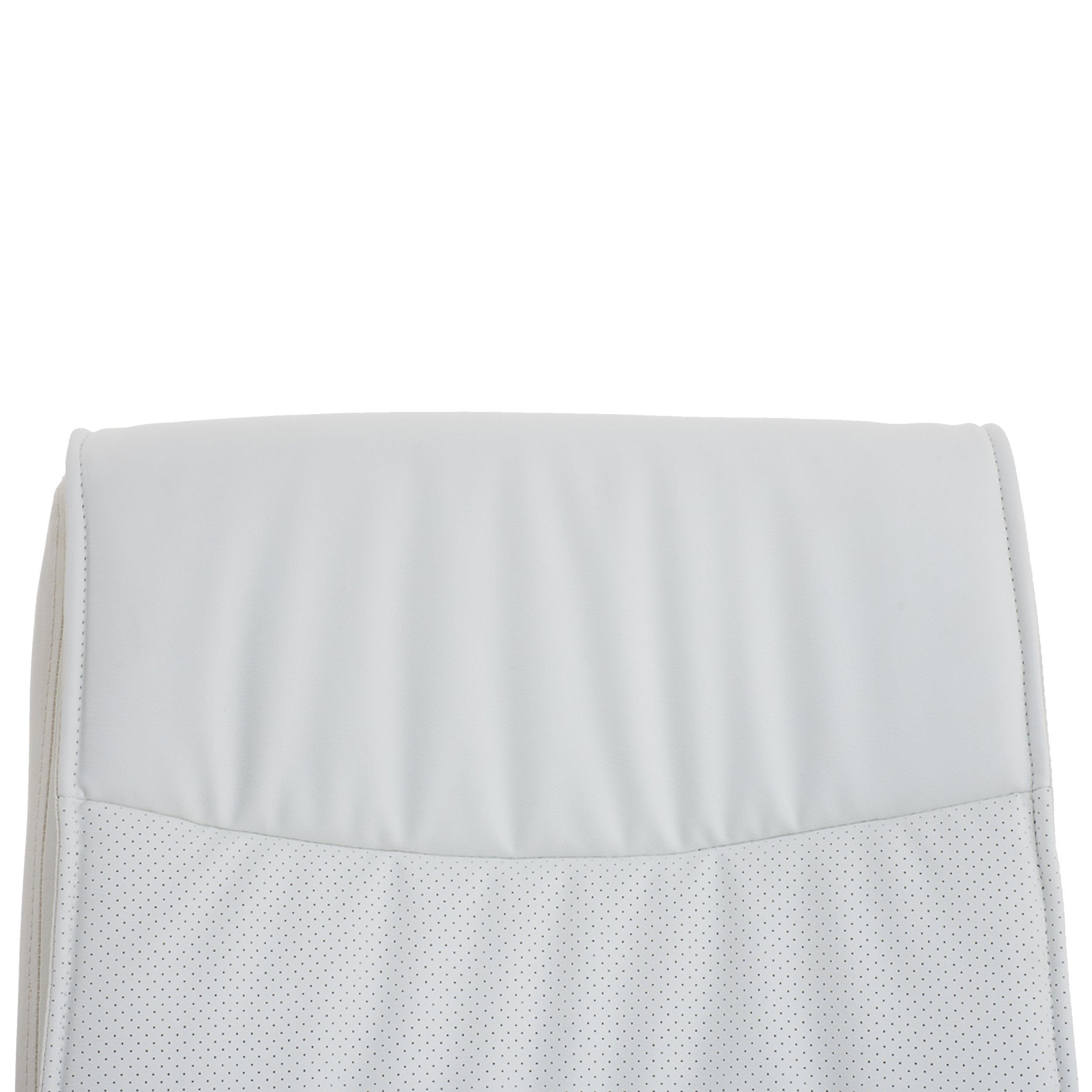Silla de Confidente CAROL, estructura metálica resistente, gran acolchado, reposabrazos, Piel Negro