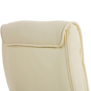 Silla de Confidente CAROL, estructura metálica, en Piel color Negro