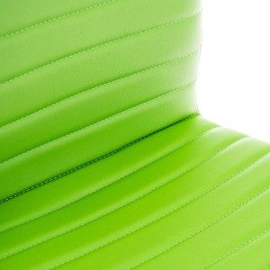 Silla de Confidente LESA, estructura metálica, en Piel color Blanco