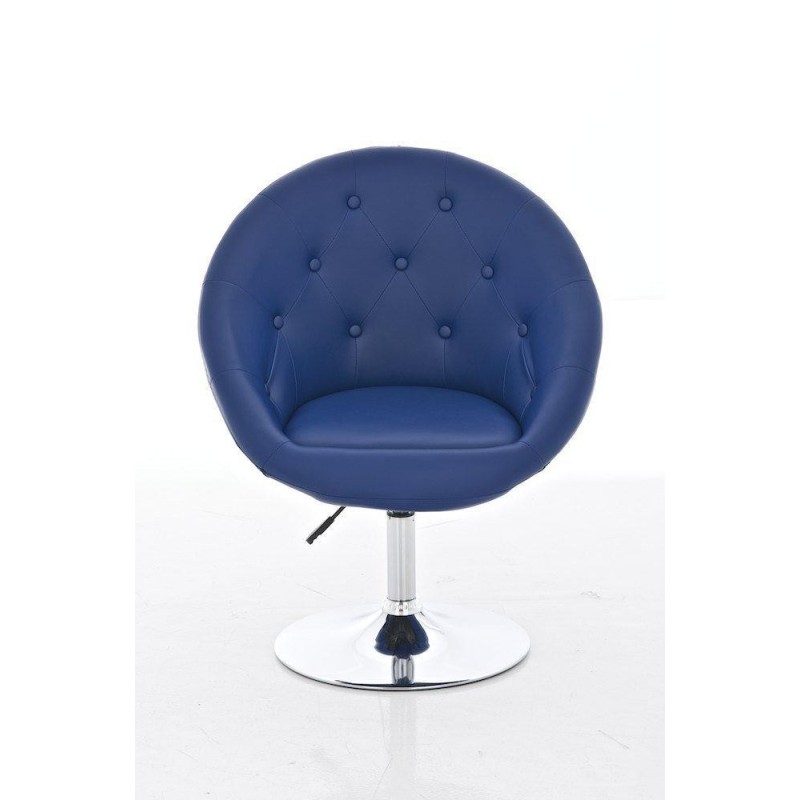 Sillón/taburete estilo Chester con capitoné BELFAST, en verde