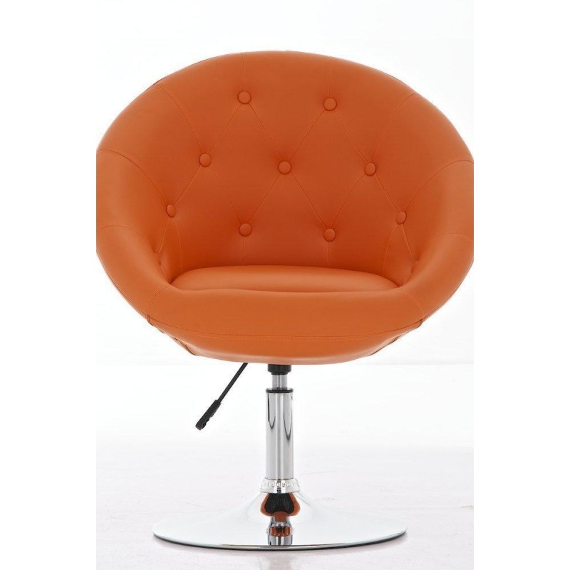 Sillón/taburete estilo Chester con capitoné BELFAST, en verde