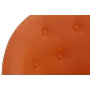 Sillón/taburete estilo Chester con capitoné BELFAST, en verde