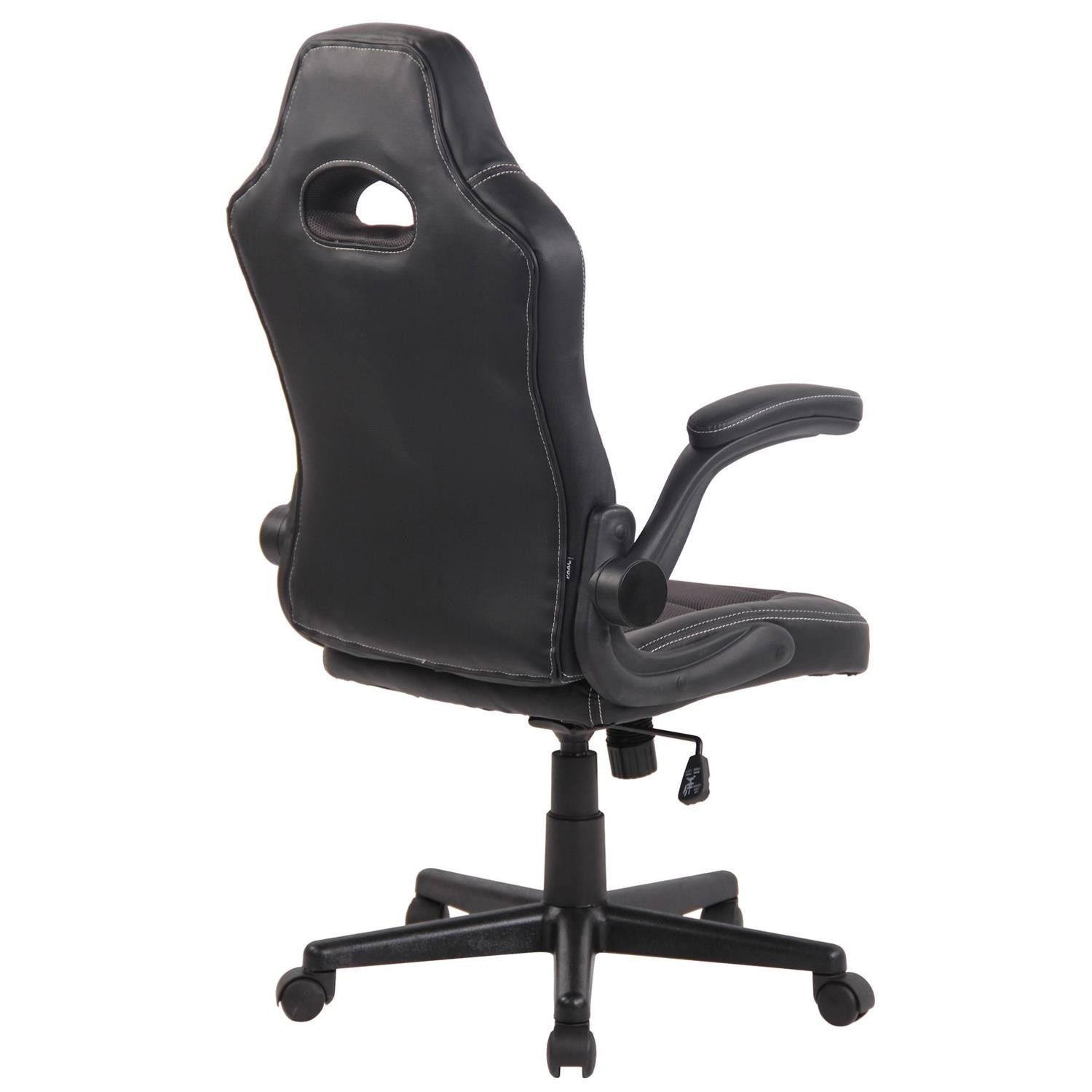 Silla de Ordenador Gaming LOTUS, reposabrazos abatibles, en piel y malla transpirable color negro