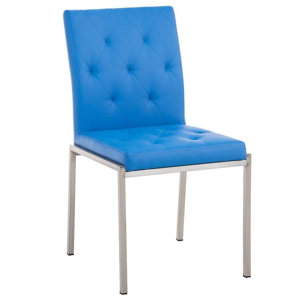 Silla de Confidente GALA, con Gran Acolchado, muy Robusta y Resistente, en Piel color Negro