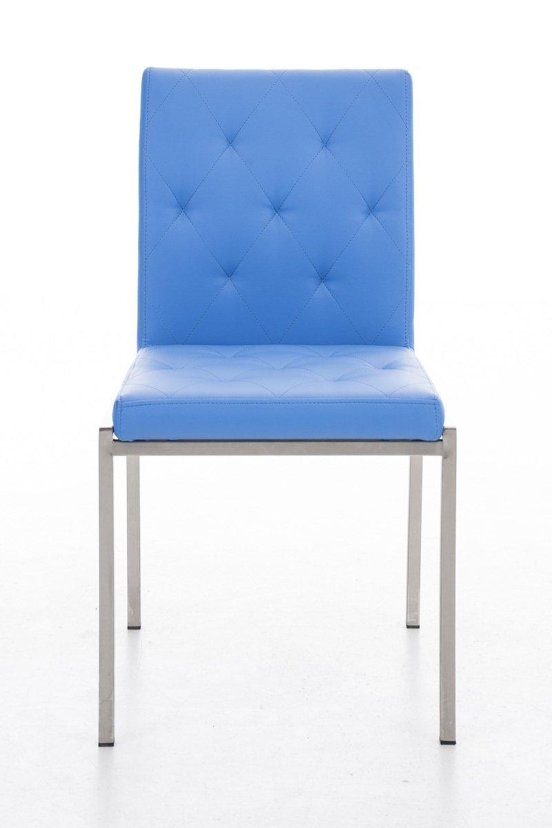 Silla de Confidente GALA, con Gran Acolchado, muy Robusta y Resistente, en Piel color Negro