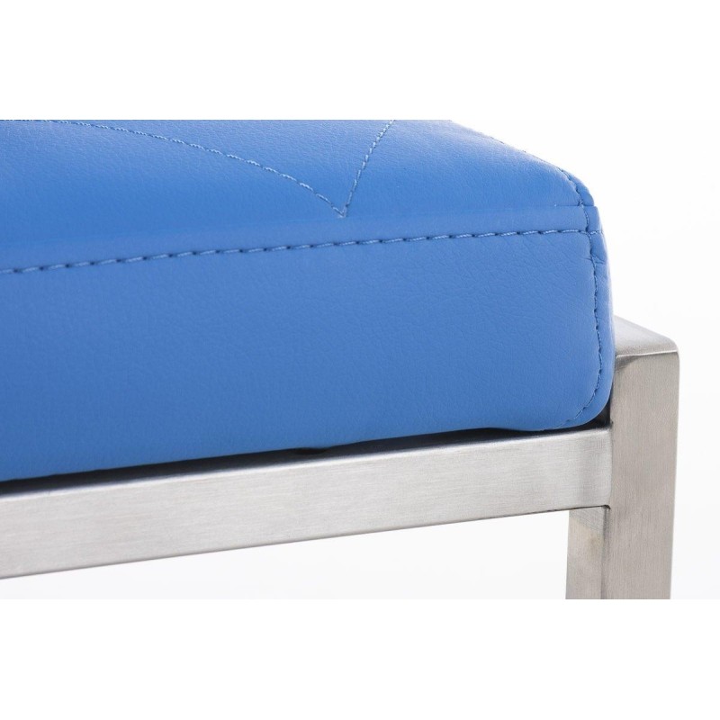 Silla de Confidente GALA, bonito diseño, robusta y resistente, Piel Negra