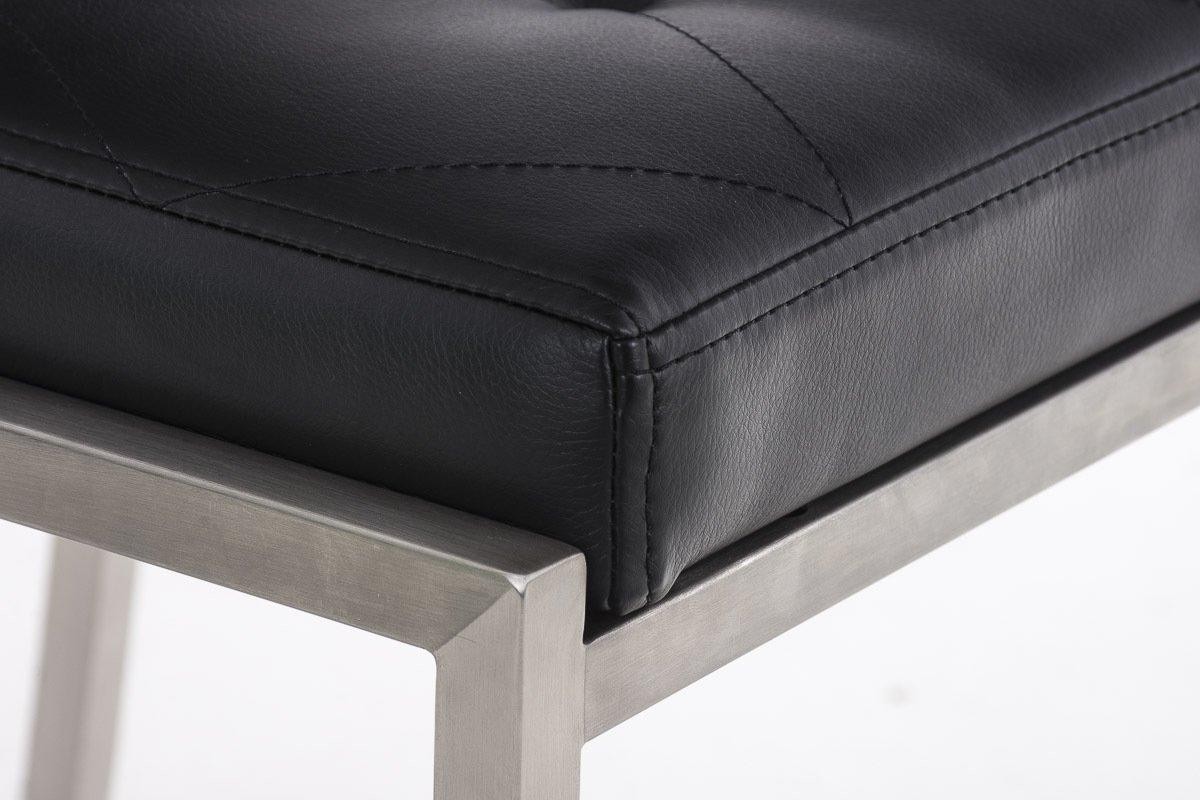 Silla de Confidente GALA, con Gran Acolchado, muy Robusta y Resistente, en Piel color Negro