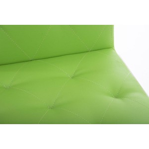 Silla de Confidente GALA, bonito diseño, robusta y resistente, Piel Negra