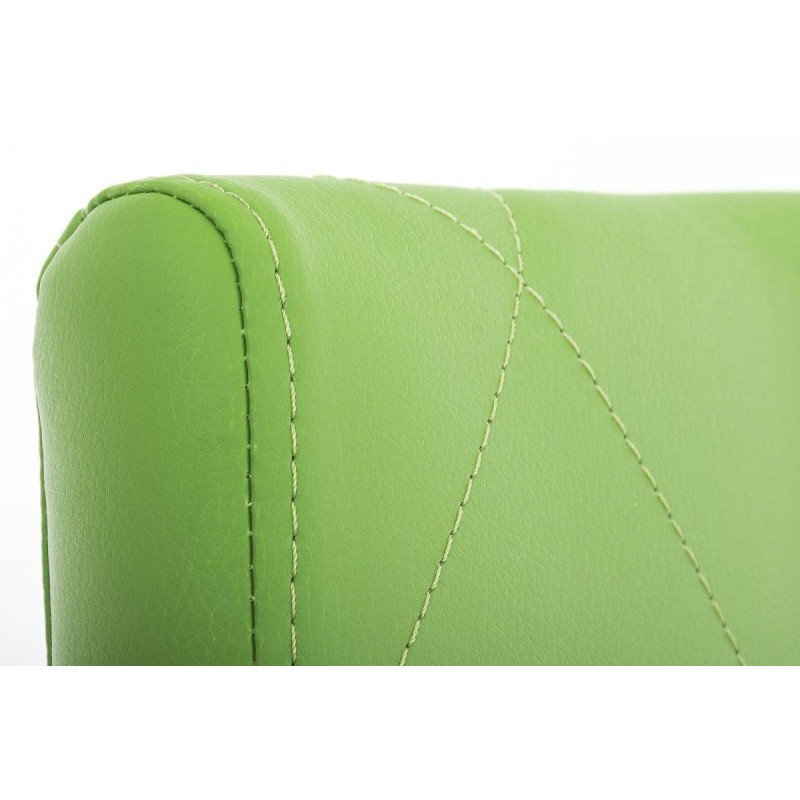 Silla de Confidente GALA, bonito diseño, robusta y resistente, Piel Negra