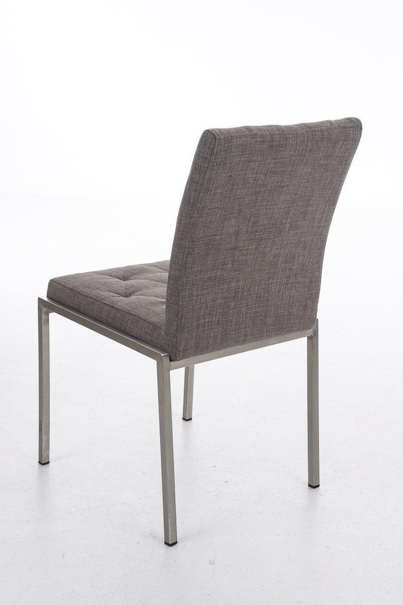 Silla de Confidente GALA TELA, con Gran Acolchado, muy Robusta y Resistente, en Tela color Blanco