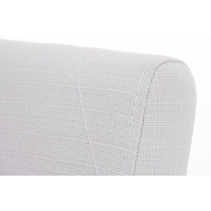 Silla de Confidente GALA TELA, bonito diseño, robusta y resistente, Tela Blanca