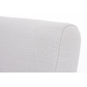 Silla de Confidente GALA TELA, bonito diseño, robusta y resistente, Tela Blanca