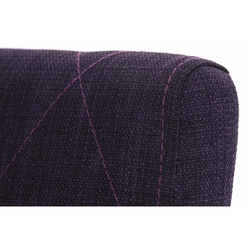 Silla de Confidente GALA TELA, bonito diseño, robusta y resistente, Tela Blanca