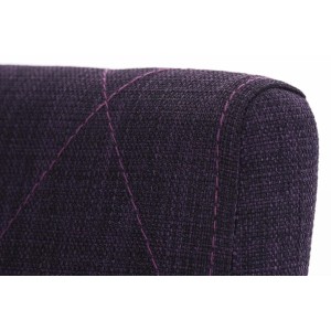 Silla de Confidente GALA TELA, bonito diseño, robusta y resistente, Tela Blanca
