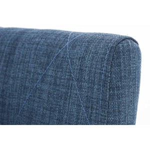 Silla de Confidente GALA TELA, bonito diseño, robusta y resistente, Tela Blanca