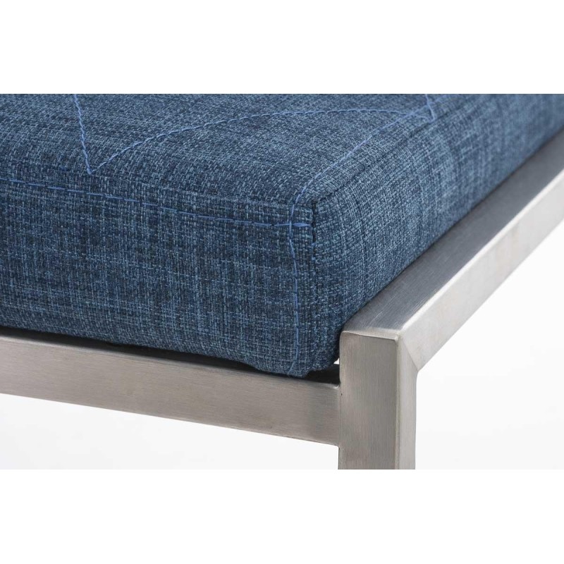 Silla de Confidente GALA TELA, bonito diseño, robusta y resistente, Tela Blanca