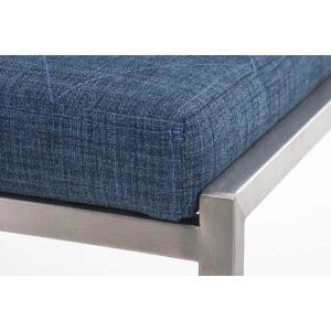 Silla de Confidente GALA TELA, bonito diseño, robusta y resistente, Tela Blanca