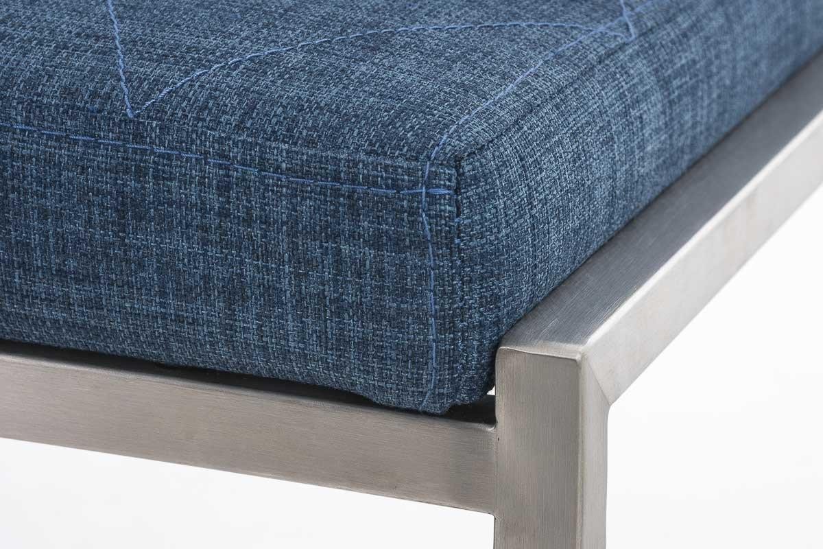 Silla de Confidente GALA TELA, con Gran Acolchado, muy Robusta y Resistente, en Tela color Blanco