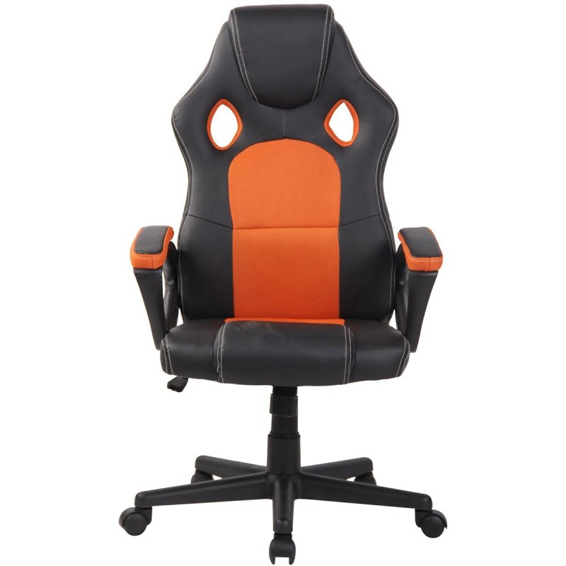 Silla gaming MONTMELO, diseño deportivo, color negro