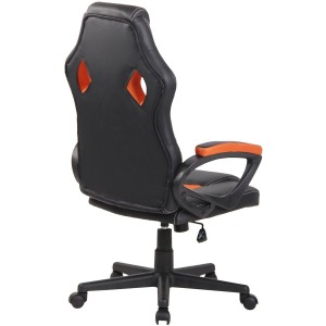 Silla gaming MONTMELO, diseño deportivo, color negro