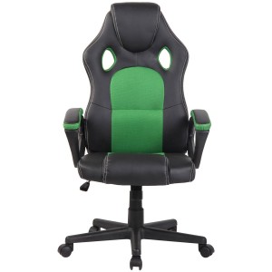 Silla gaming MONTMELO, diseño deportivo, color negro