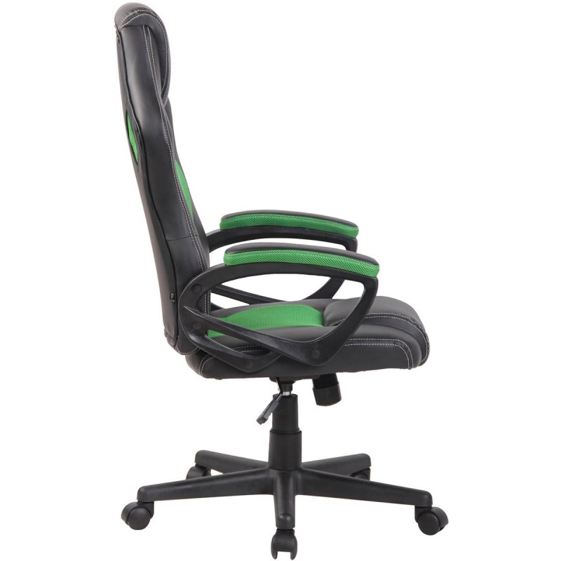 Silla gaming MONTMELO, diseño deportivo, color negro