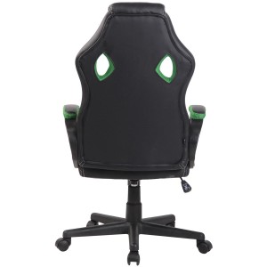 Silla gaming MONTMELO, diseño deportivo, color negro