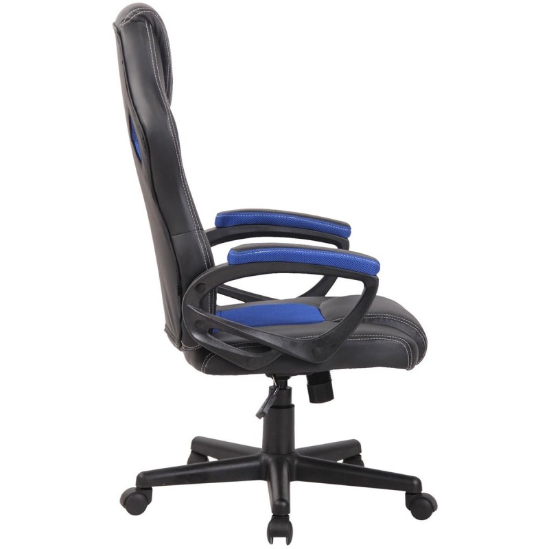 Silla gaming MONTMELO, diseño deportivo, color negro