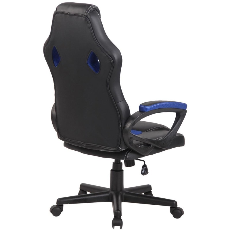 Silla gaming MONTMELO, diseño deportivo, color negro
