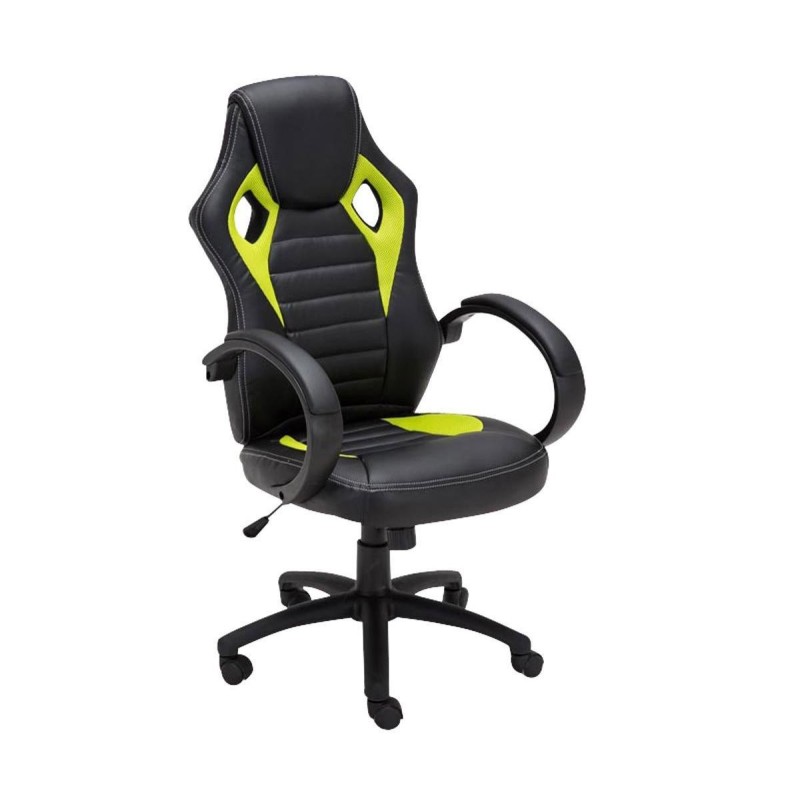 Silla gaming ASCARI, diseño deportivo, color negro