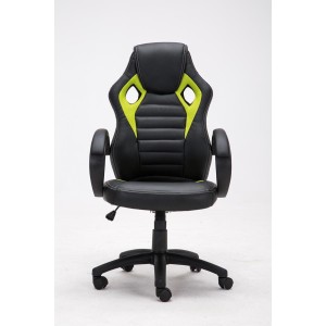 Silla gaming ASCARI, diseño deportivo, color negro