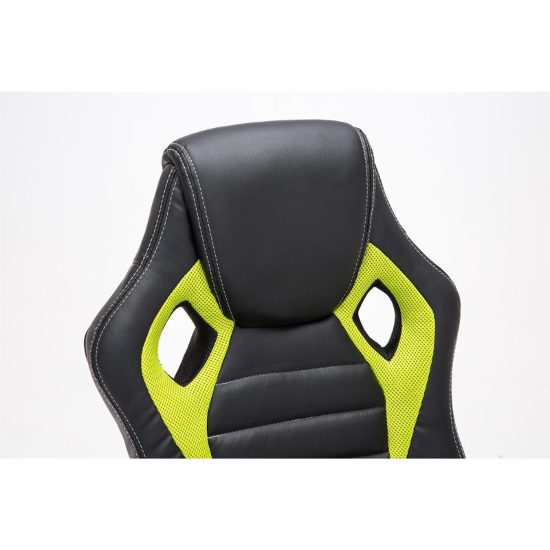 Silla gaming ASCARI, diseño deportivo, color negro